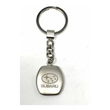 Llavero De Automoción, Subaru Logo Silver Key Tag Llavero Ll