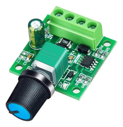 Pwm Baja Tensión Dc 1.8v 3v 5v 6v 12v 2a Controlador De Velo