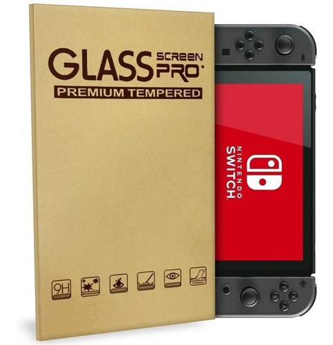 Lamina Templada Mica Protectora De Vidrio Nintendo Switch 