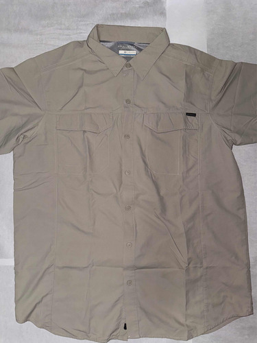 Camisa Columbia Hombre Manga Corta Con Protección Solar