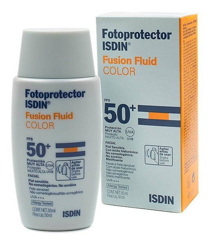 Fotoprotector Fusion Fluid Color Spf 50 Isdin X 50 Ml