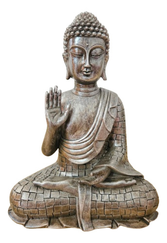 Buda Hindu Tailandês Decoração Resina Budha Estatua 21 Cm 