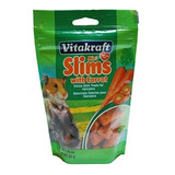 Vitakraft Mini Hamster Slims Con Treat Zanahoria Nibble Palo