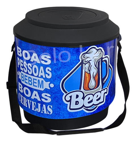 Cooler Personalizado 21 Litros 32 Latas Com Alça Redondo