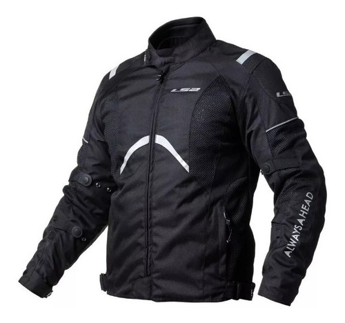 Campera Ls2 Teide Negra 4s Hombre 3 Capas 4 Estaciones