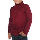 Playera Cuello De Tortuga Para Niño 2-12 