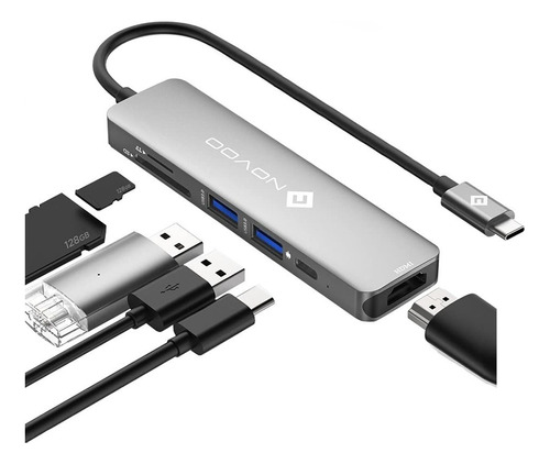 Adaptador Hub Usb C Usb 3.0 Hdmi 4k Sd Samsung Dex