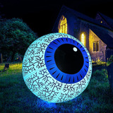 Globo Ocular Fantasma Inflable Rgb Decoraciones De Halloween