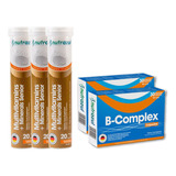 3 Multivitamínicos Senior + 2 B-complex Nutrazul (pack 5 U) 