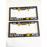 Par Porta Placas Generico Renault Sport Rs