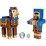 Minecraft Craft-a-block - Paquete De 2, Figuras Coleccionab