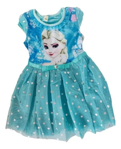  Vestido Bailarina Tutu Clásico Princesa Elsa Frozen Niñas