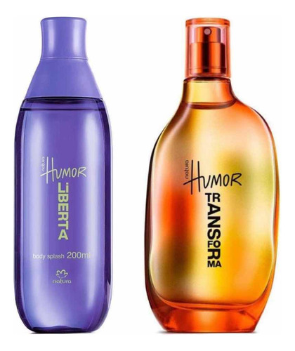 Kit Perfume Humor Transforma 75ml + Body Splash Liberta