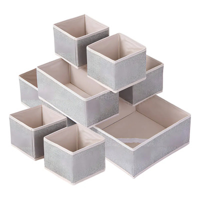 Cajas De Almacenamiento Y Organizador De Ropa Plegable Juego En Tela 8PCS,Bolsa De Almacenamiento De Ropa De Gran Capacidad Con Asas Reforzadas Y Cremallera | MercadoLibre