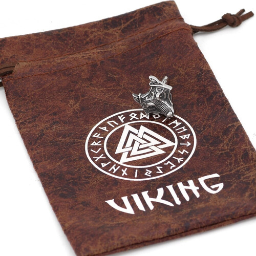 Colleras Gemelos Modelo Vikingo Wolf Para Ropa Camisa 