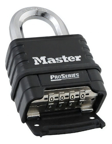 Masterlock 1178d Candado De Combinación, Cuerpo Fundido, Pa Color Black