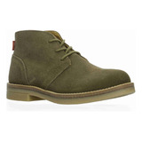 Bota Casual Levis Verde De Piel Para Hombre