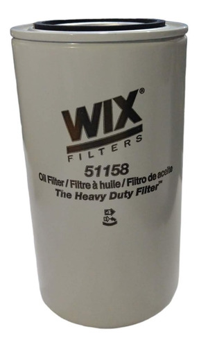 Filtro Aceite Wix 51158 Iveco Dongfeng Jac Case Hino Volvo Foto 2