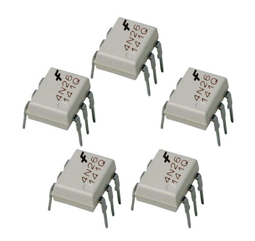 Pack 5 Optoacopladores 4n26 Opto Transistor Arduino [ Max ]