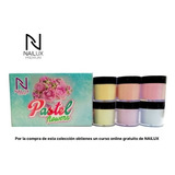 Polimero Nailux Premium Colección Pastel De 6 Unidades 