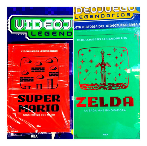 Videojuegos Legendarios Rba # 1 Super Mario Y # 2 Zelda