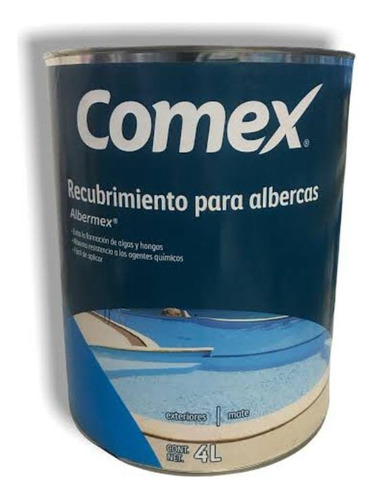 Albermex Comex Para Albercas 4l Varios Colores