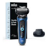 Barbeador Elétrico Braun Series 6 6120s Para Homens, Azul Úm