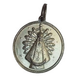 Medalla Virgen De Lujan 3cm Metalica - Usada