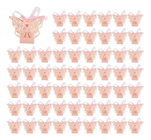 Caja De Regalo De Boda Con Forma De Mariposa, 200 Unidades