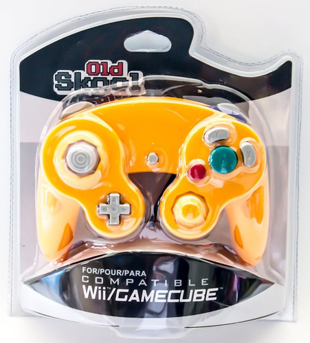 Control Compatible Con Wii Naranaja Gamecube Old Skool