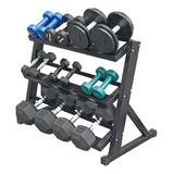 Soporte Rack Para Mancuernas Y Pesas Rusas Gym