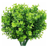 Tallos De Boj Artificial Planta Falsa 6 Piezas Grandes,...