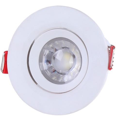 Spot Led Tramontina Redondo 5w 3000k Luz Amarela Cor 3000k - Branco Quente