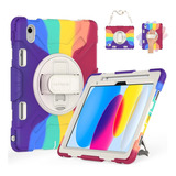 Funda Antiimpacto Para iPad 10.9 De 10.9 Pulgadas Con Soport