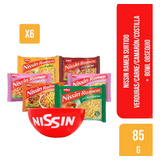 Nissin Ramen Pack X6 Uds Carne/verduras/costilla/camaron