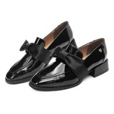 Zapato Casual Salamandra Shantung Negro Modernos