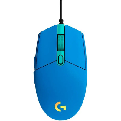 Mouse gamer de juego Alámbrico Logitech G Series Lightsync G203 azul | Meses sin interés
