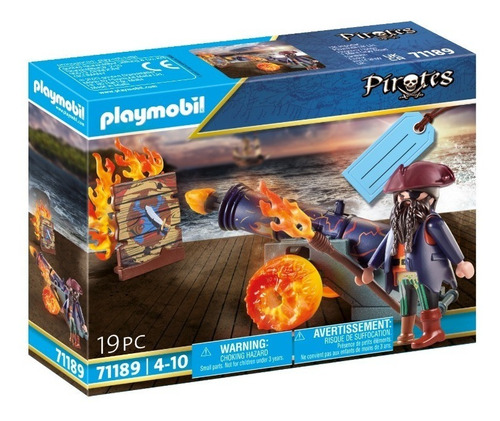 Playmobil Pirates: Pirata Con Cañon 71189