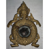 Antiguo Cenicero De Bronce Dios De La Suerte Tibetano India