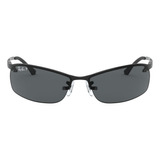 Lentes De Sol Rb3183 Gris Ray-ban Color De La Lente Grey Color De La Varilla Polished Black Color Del Armazón Polished Black