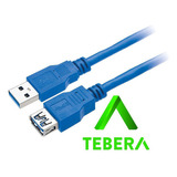 Cabo Extensão Usb 3.0 - 3m Cor Azul