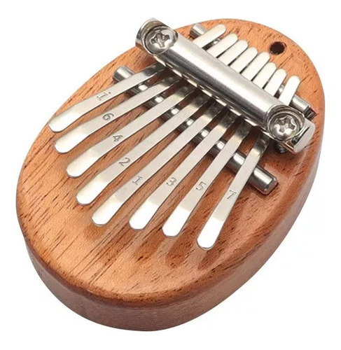 Mini Kalimba De 8 Teclas Regalo Musical Adorno Colgar