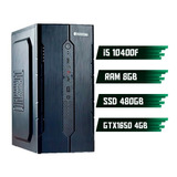 Computador Pc Cpu I5 + 8gb Memória Ssd 480gb + Gtx1650 4gb