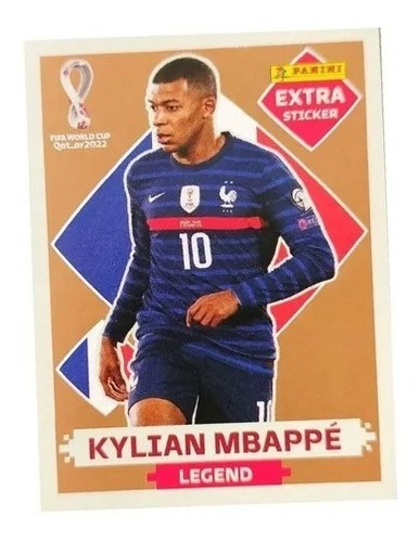 Figurinha Legend Kylian Mbappe Bronze - Copa Do Mundo 2022