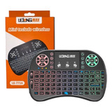 Mini Teclado Wireless Bluetooth Touchpad Sem Fio Iluminado