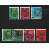 Selos Da Suíça,selos Pró-juventude /brasões, 1978/81.usado