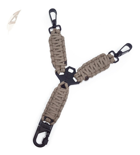 Bandoleira Tatica Raptor 1 Ponta Paracord Pegasus - Tan