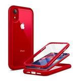 Funda Para iPhone XR Transparente/protector Integrado Rojo 