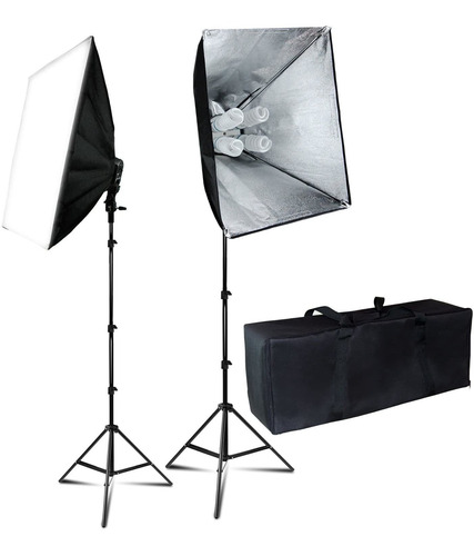  X Caja De Luz Fotografia Continua Iluminacion W Kit De...