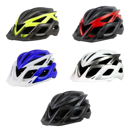 Capacete Ciclismo Absolute Wild Flash Led Integrado Usb Bike Cor Branco/prata Tamanho M/g (57-61cm)